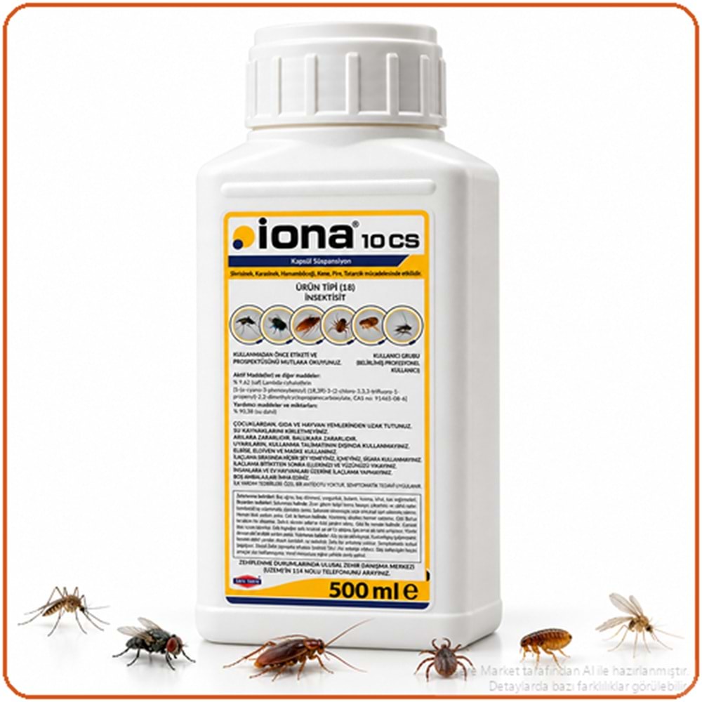 İona 10 CS Kokusuz Haşere İlacı | 500 Ml