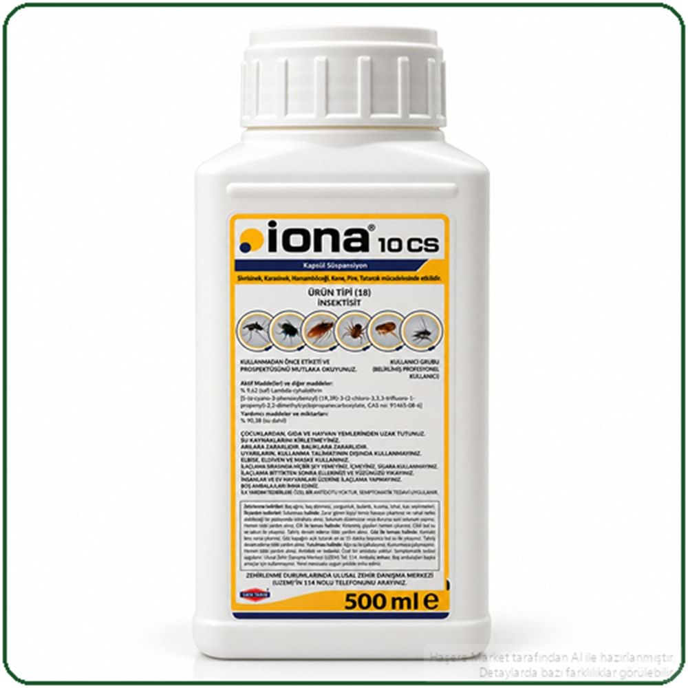 İona 10 CS Kokusuz Haşere İlacı | 500 Ml