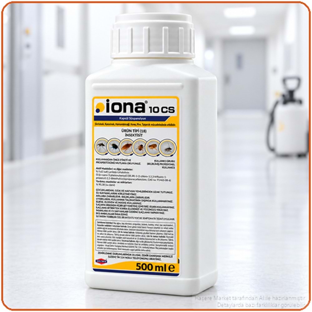 İona 10 CS Kokusuz Haşere İlacı | 500 Ml