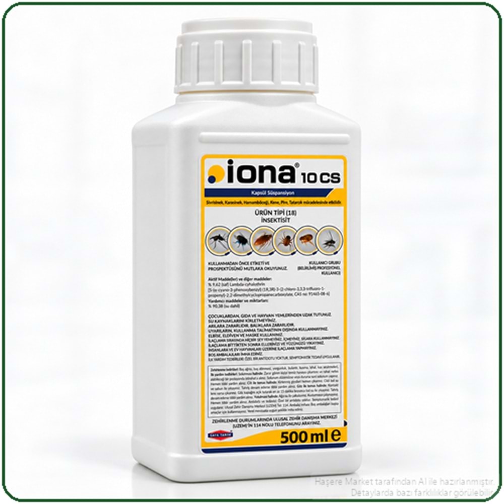 İona 10 CS Kokusuz Haşere İlacı | 500 Ml