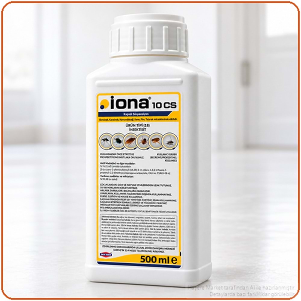 İona 10 CS Kokusuz Haşere İlacı | 500 Ml