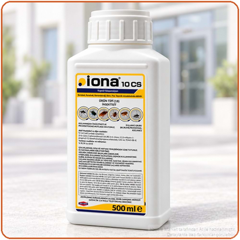 İona 10 CS Kokusuz Haşere İlacı | 500 Ml