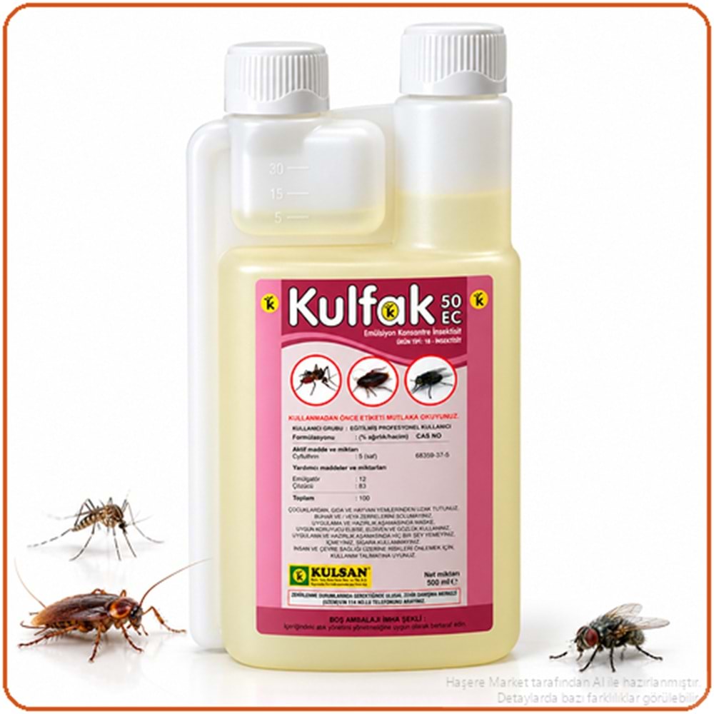 Kulfak 50 EC Kokulu Haşere İlacı | 500 Ml
