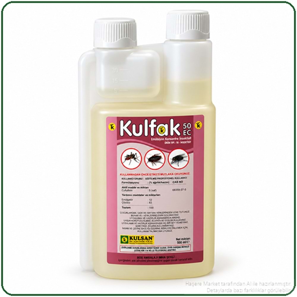 Kulfak 50 EC Kokulu Haşere İlacı | 500 Ml