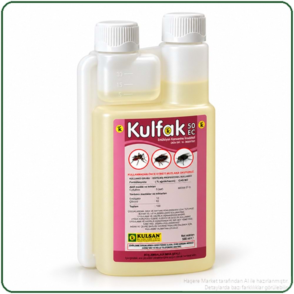 Kulfak 50 EC Kokulu Haşere İlacı | 500 Ml
