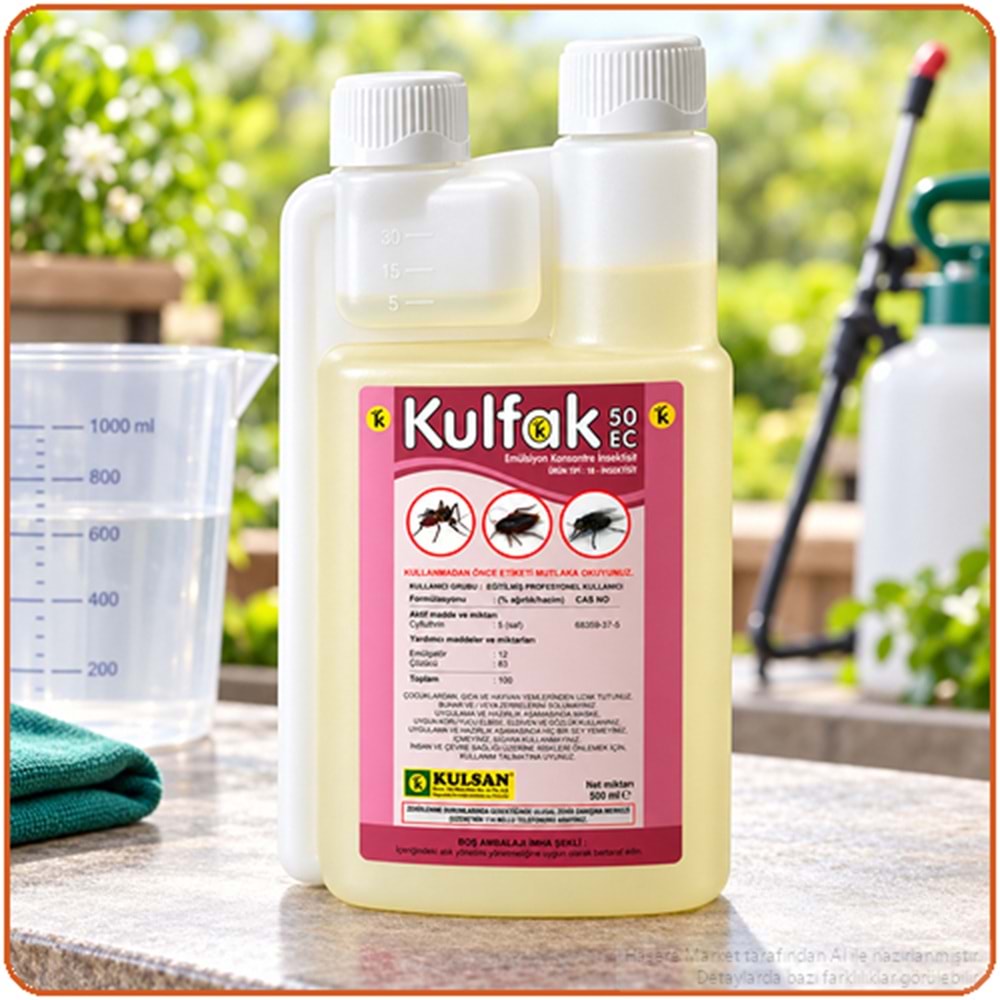 Kulfak 50 EC Kokulu Haşere İlacı | 500 Ml