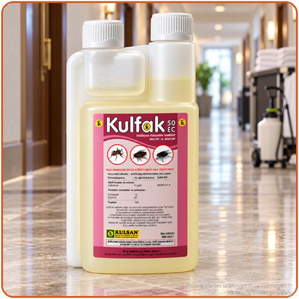 Kulfak 50 EC Kokulu Haşere İlacı | 500 Ml