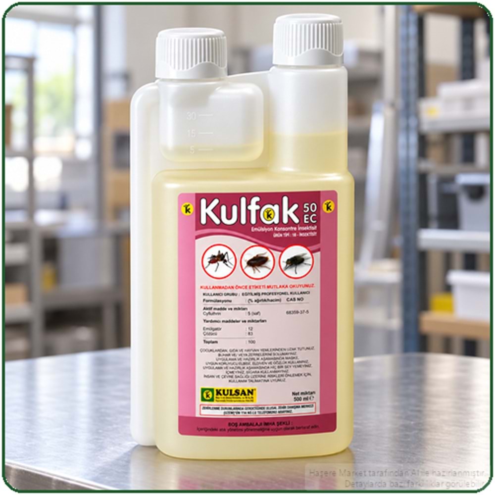 Kulfak 50 EC Kokulu Haşere İlacı | 500 Ml
