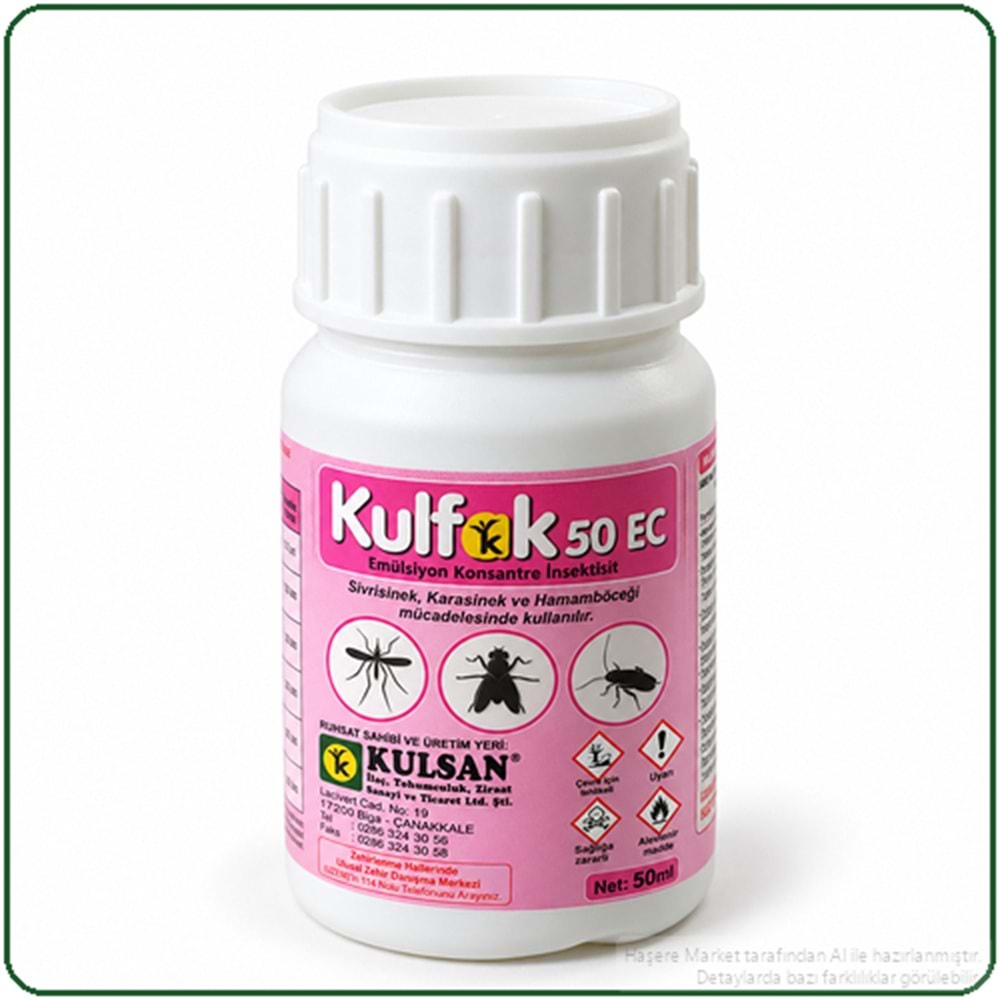 Kulfak 50 EC Kokulu Haşere İlacı | 50 Ml