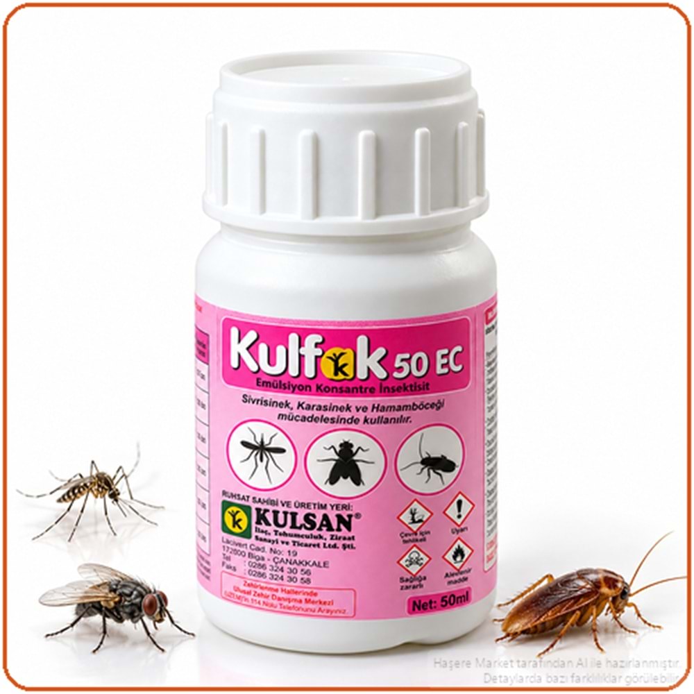 Kulfak 50 EC Kokulu Haşere İlacı | 50 Ml