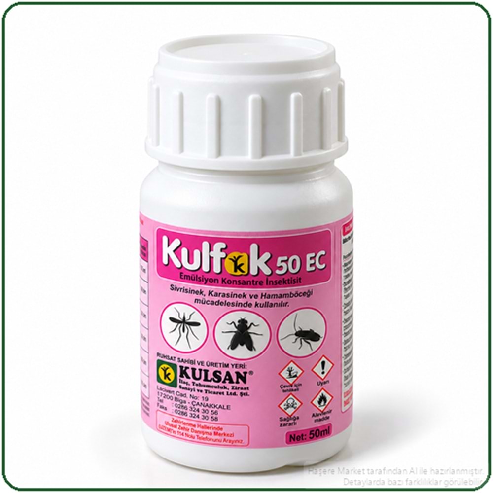 Kulfak 50 EC Kokulu Haşere İlacı | 50 Ml