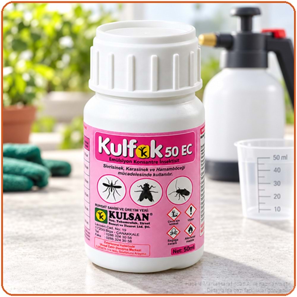 Kulfak 50 EC Kokulu Haşere İlacı | 50 Ml