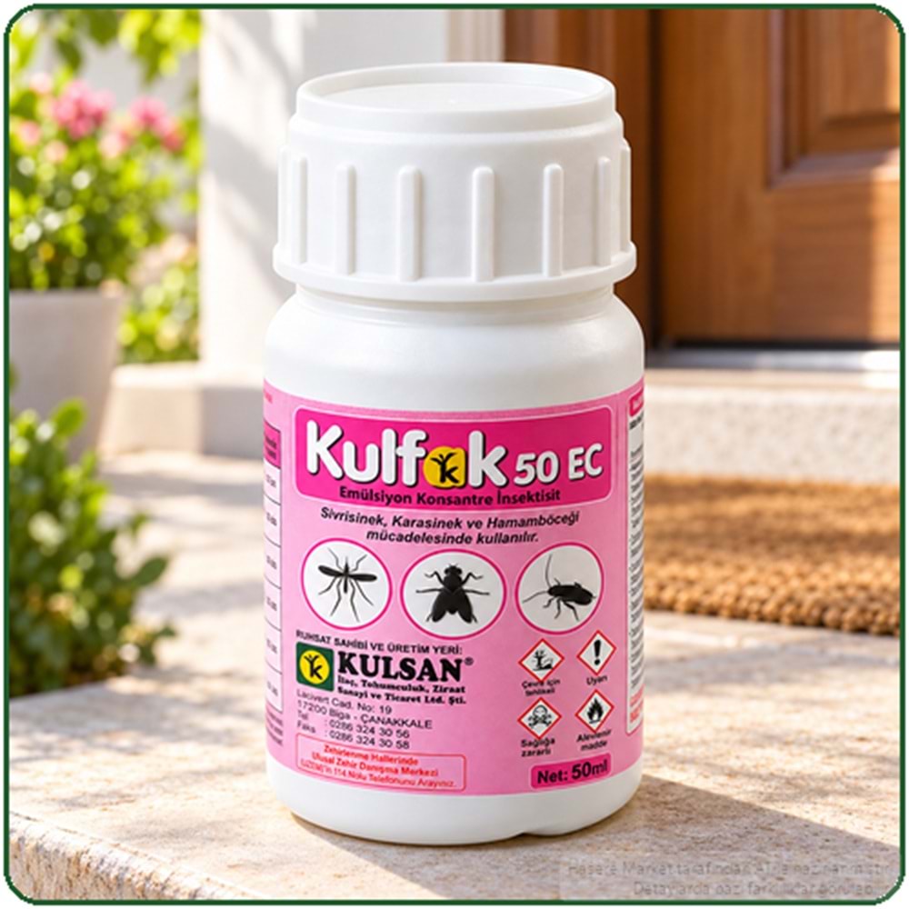 Kulfak 50 EC Kokulu Haşere İlacı | 50 Ml