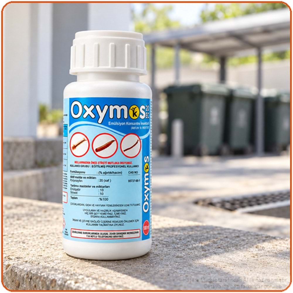Oxymos 20 EC Larvasit Haşere İlacı | Karasinek | Sivrisinek | 100 Ml