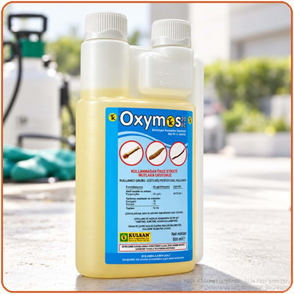 Oxymos 20 EC Larvasit Haşere İlacı | Karasinek | Sivrisinek | 500 Ml