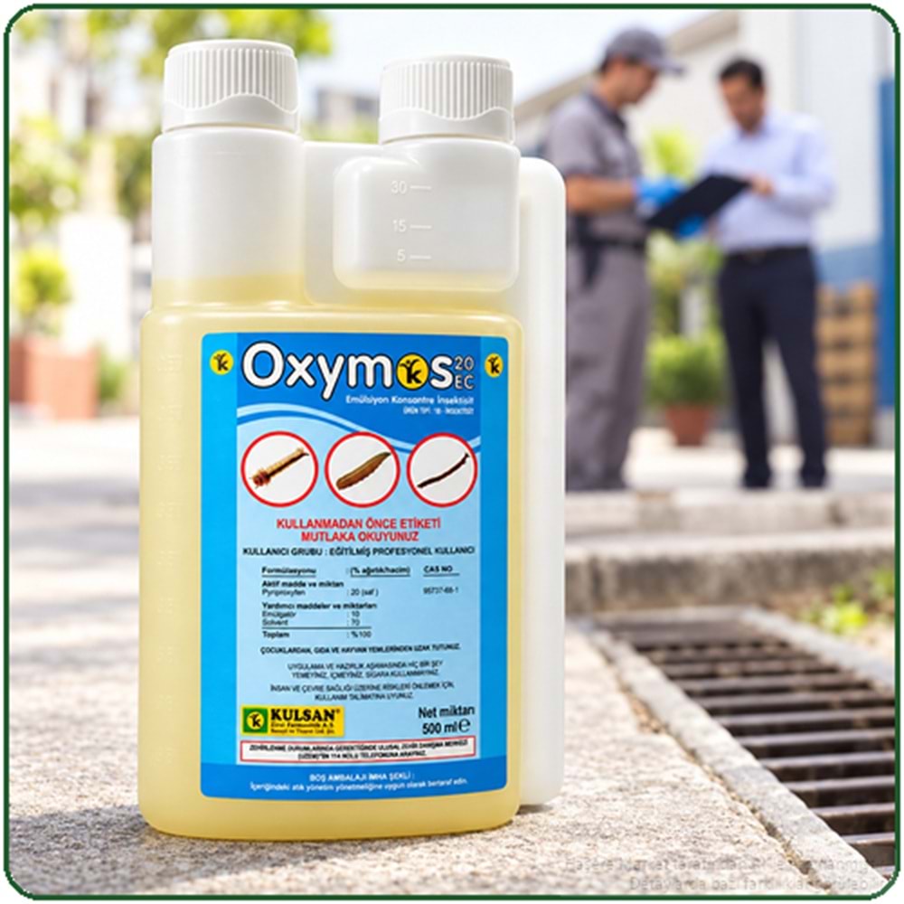 Oxymos 20 EC Larvasit Haşere İlacı | Karasinek | Sivrisinek | 500 Ml
