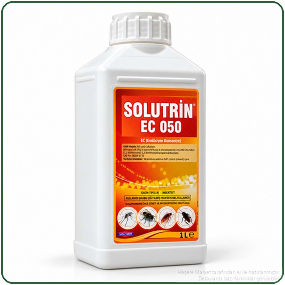 Solutrin EC 050 Kokulu Haşere İlacı | 1 Litre