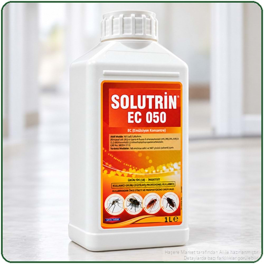 Solutrin EC 050 Kokulu Haşere İlacı | 1 Litre