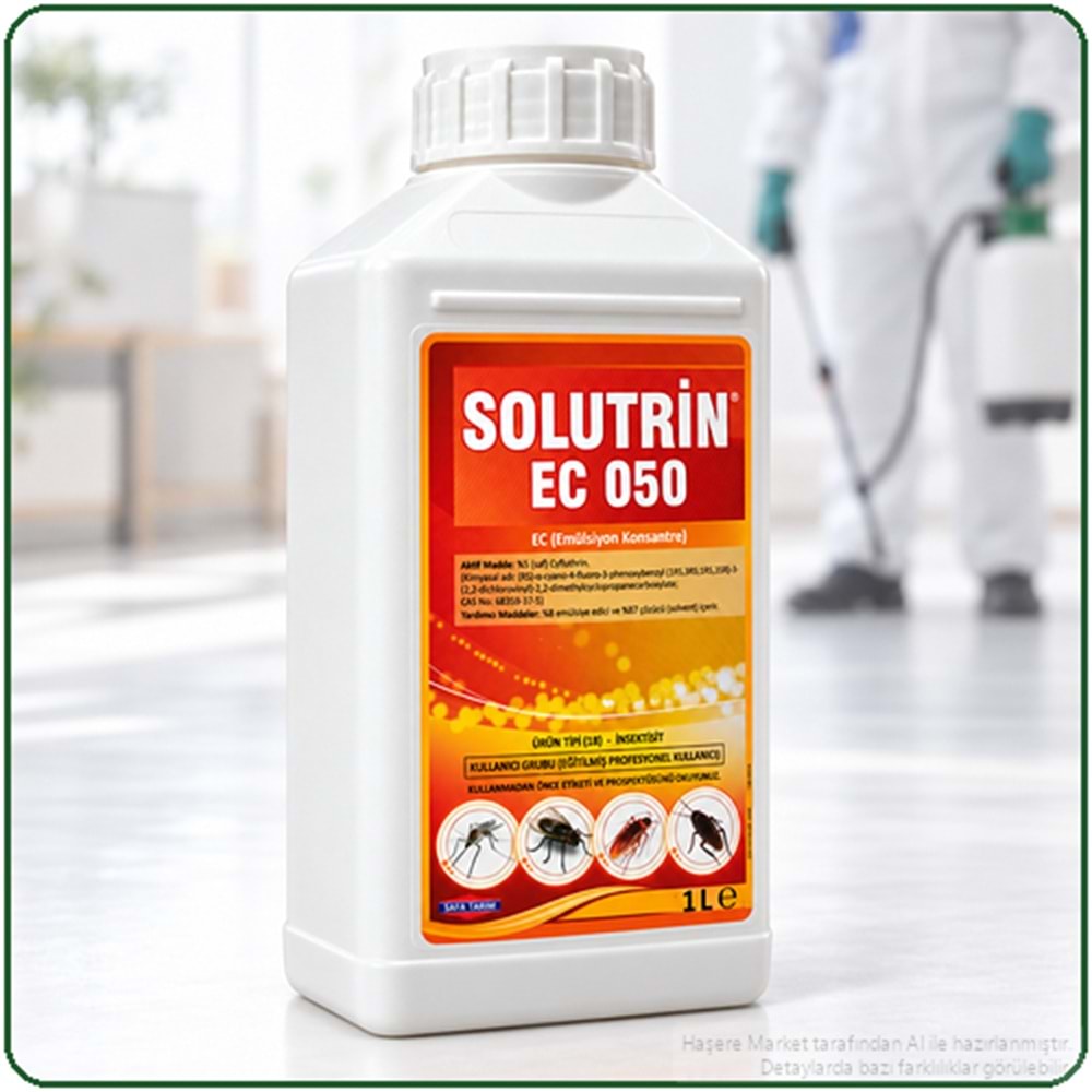 Solutrin EC 050 Kokulu Haşere İlacı | 1 Litre