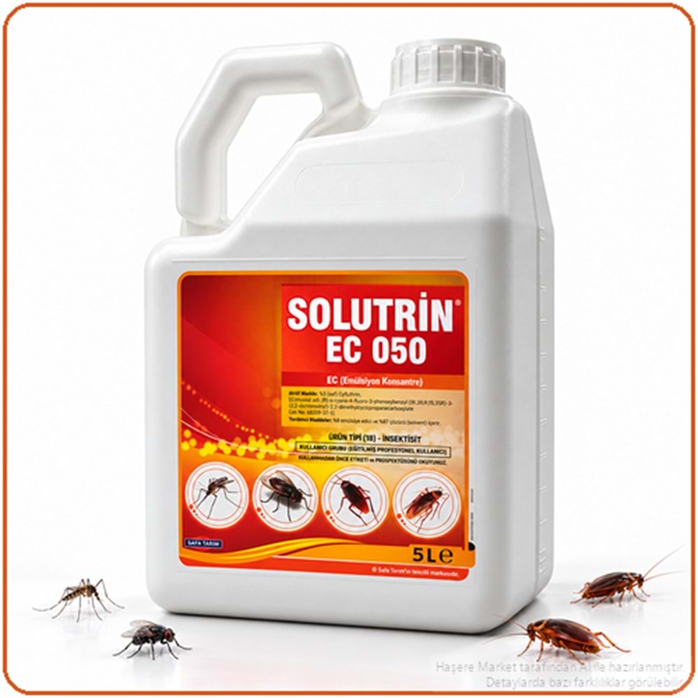 Solutrin EC 050 Kokulu Haşere İlacı | 5 Litre