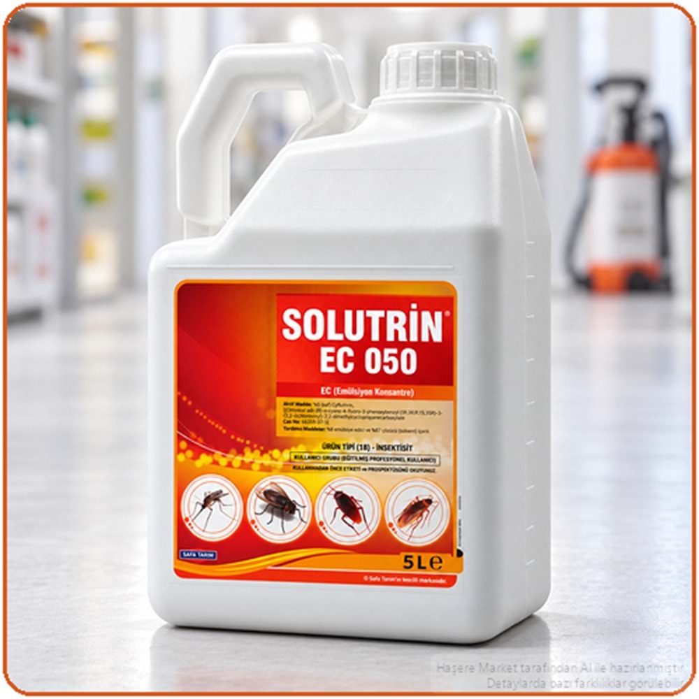 Solutrin EC 050 Kokulu Haşere İlacı | 5 Litre