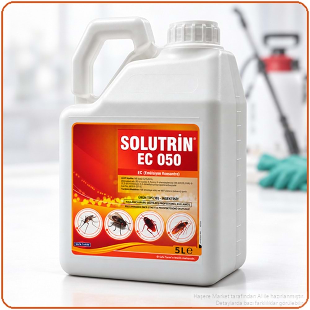Solutrin EC 050 Kokulu Haşere İlacı | 5 Litre