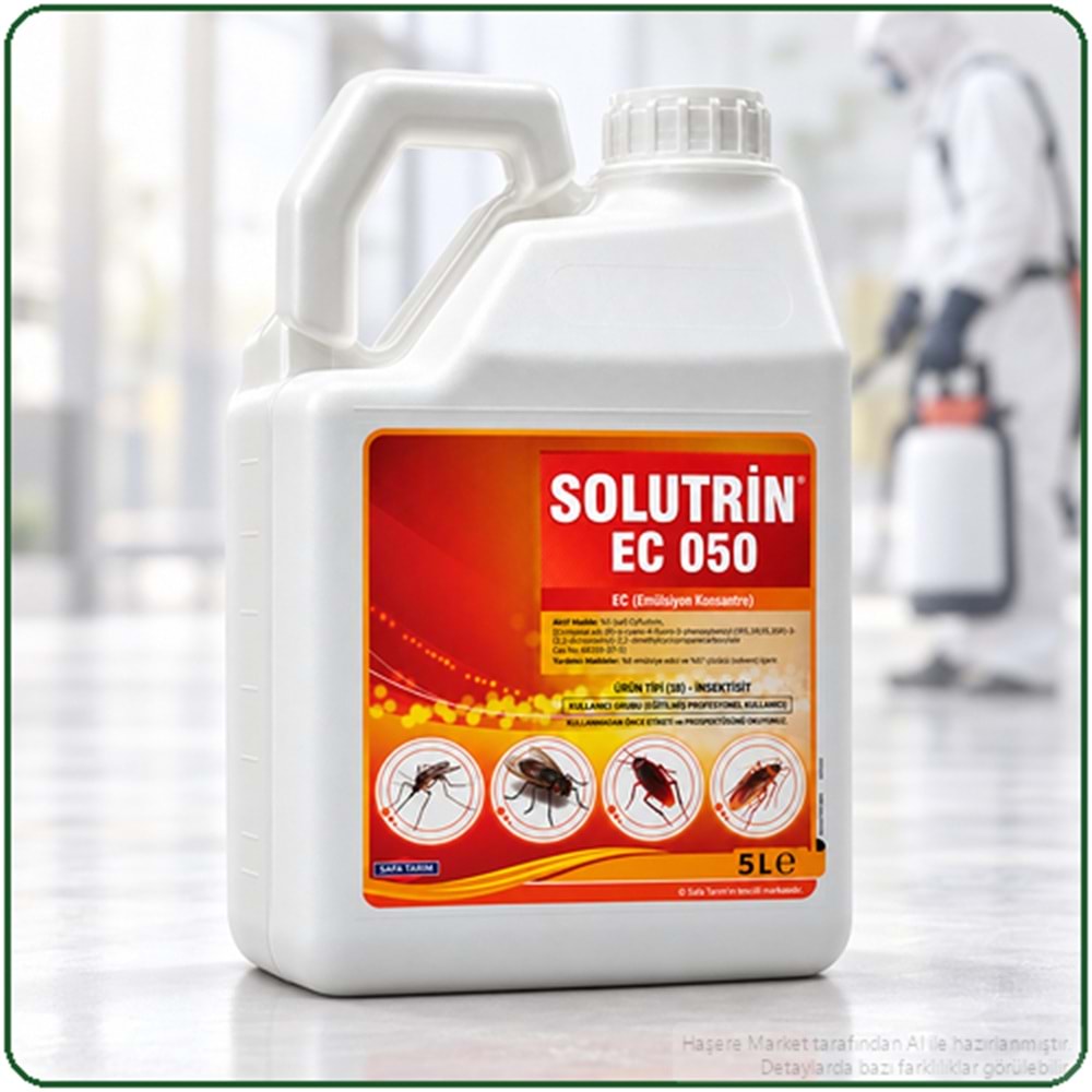 Solutrin EC 050 Kokulu Haşere İlacı | 5 Litre