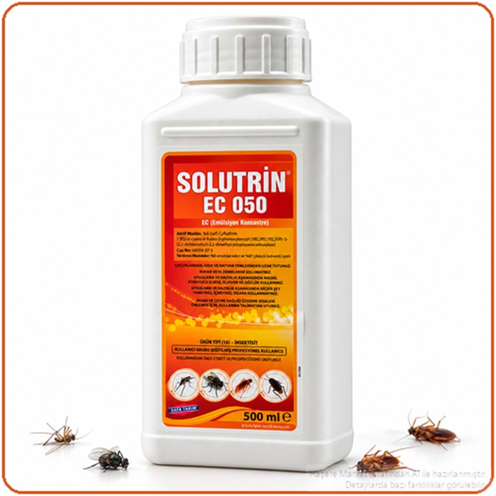Solutrin EC 050 Kokulu Haşere İlacı | 500 Ml