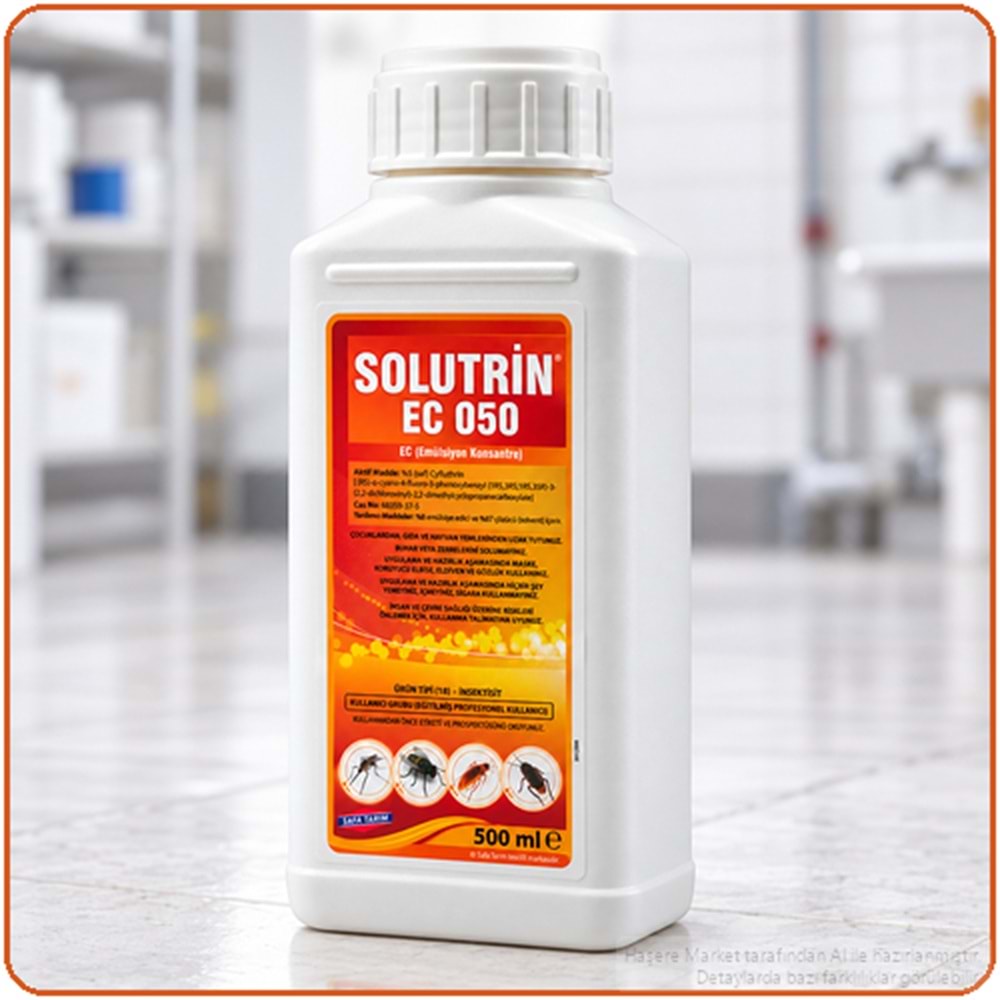 Solutrin EC 050 Kokulu Haşere İlacı | 500 Ml