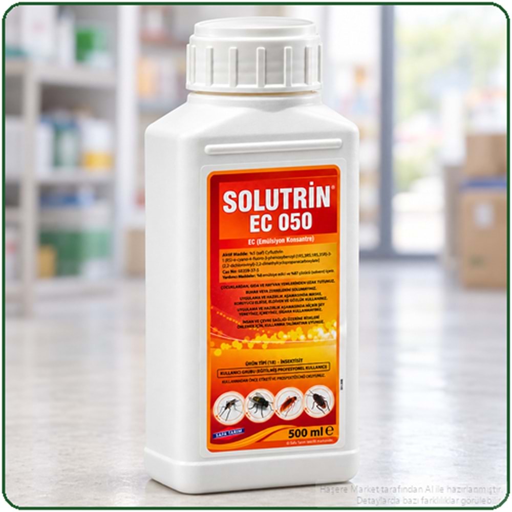 Solutrin EC 050 Kokulu Haşere İlacı | 500 Ml