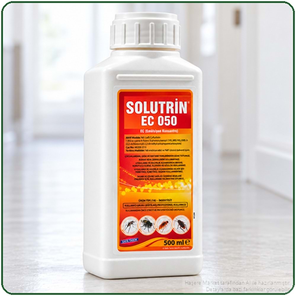 Solutrin EC 050 Kokulu Haşere İlacı | 500 Ml