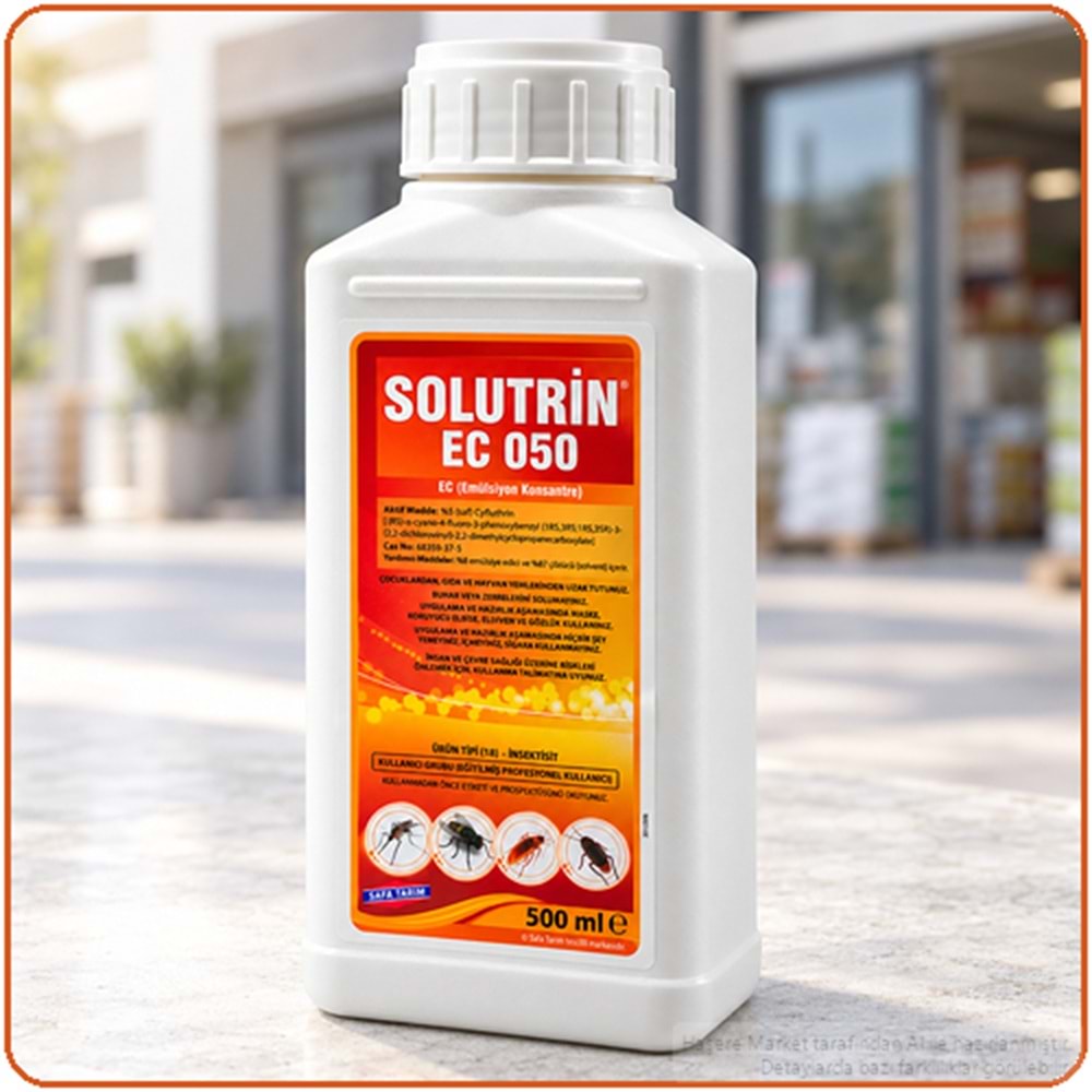 Solutrin EC 050 Kokulu Haşere İlacı | 500 Ml
