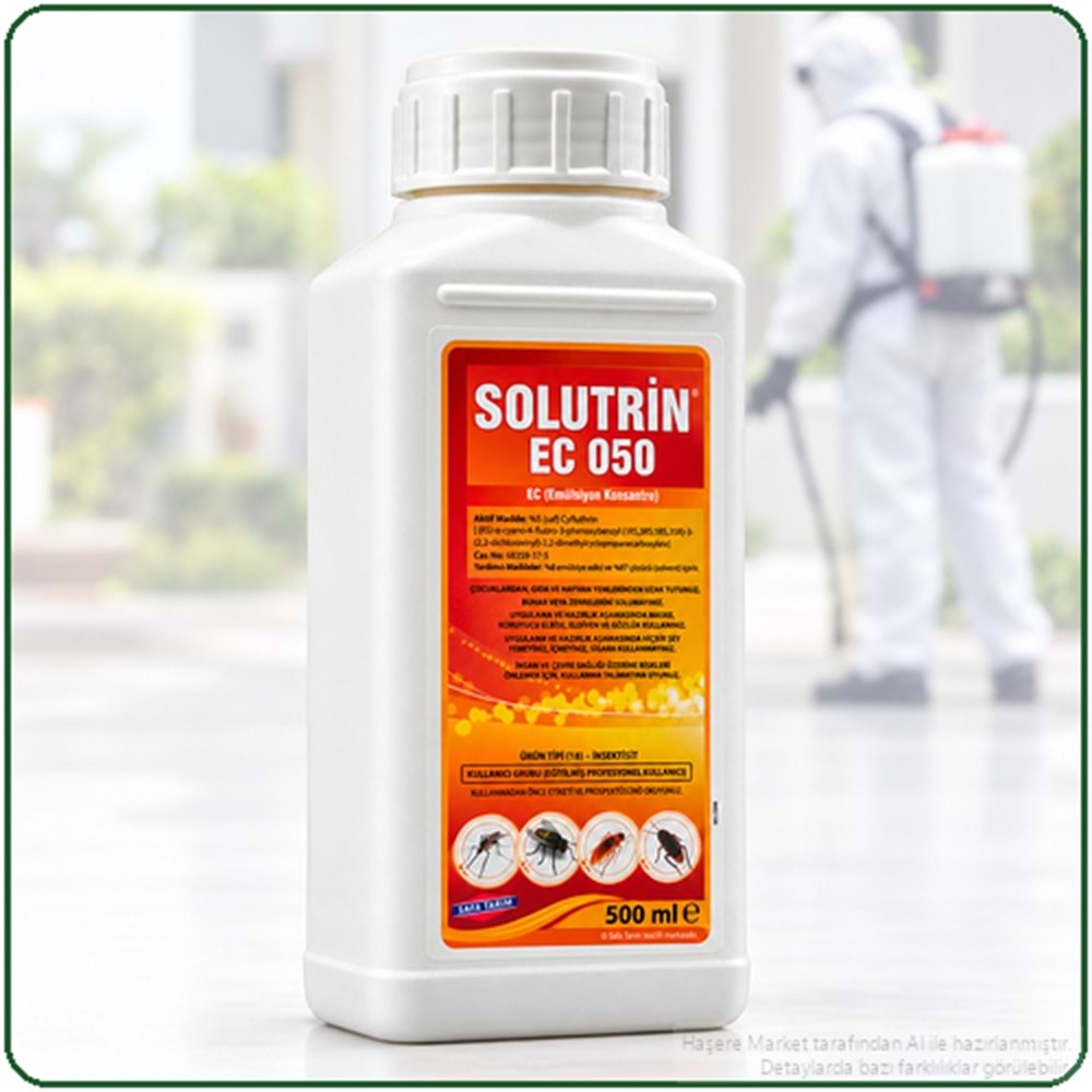 Solutrin EC 050 Kokulu Haşere İlacı | 500 Ml