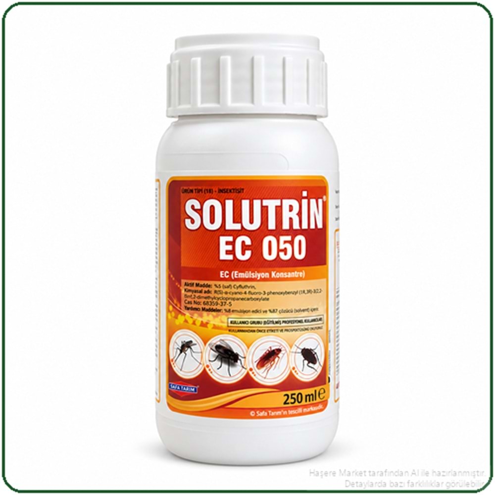 Solutrin EC 050 Kokulu Haşere İlacı | 250 Ml