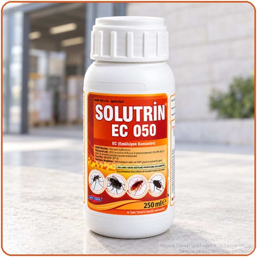 Solutrin EC 050 Kokulu Haşere İlacı | 250 Ml