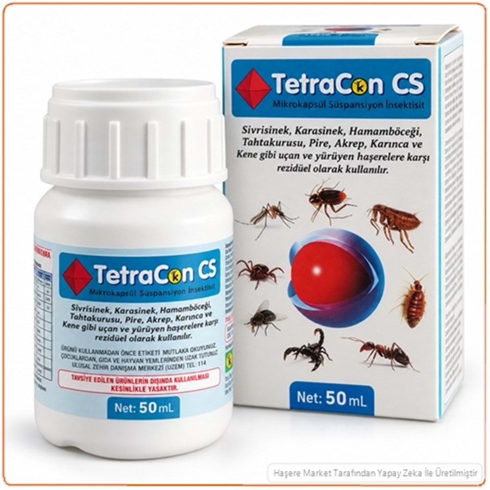Tetracon CS Mikrokapsül Süspansiyon Haşere İlacı | 50 ml