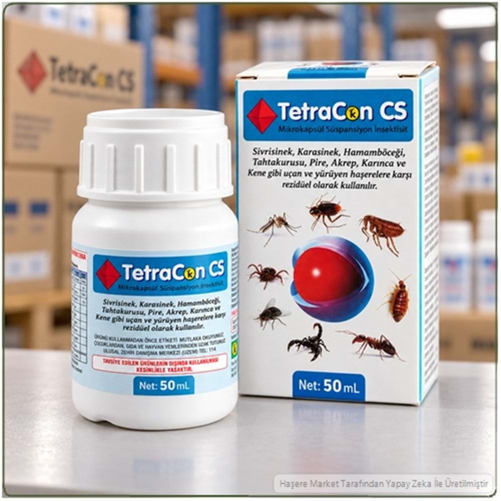 Tetracon CS Mikrokapsül Süspansiyon Haşere İlacı | 50 ml