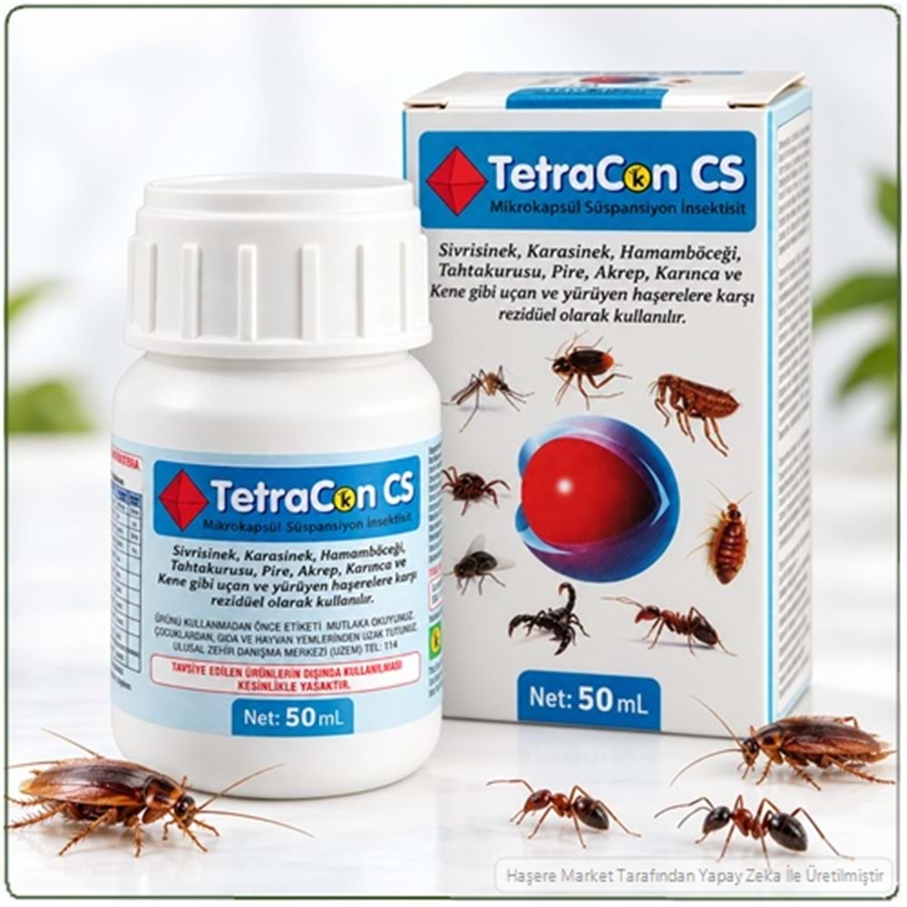 Tetracon CS Mikrokapsül Süspansiyon Haşere İlacı | 50 ml