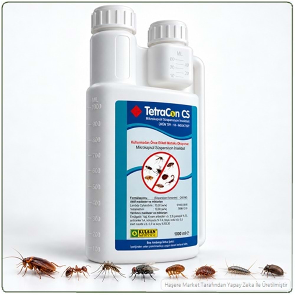 Tetracon CS Mikrokapsül Süspansiyon Haşere İlacı | 1 Litre