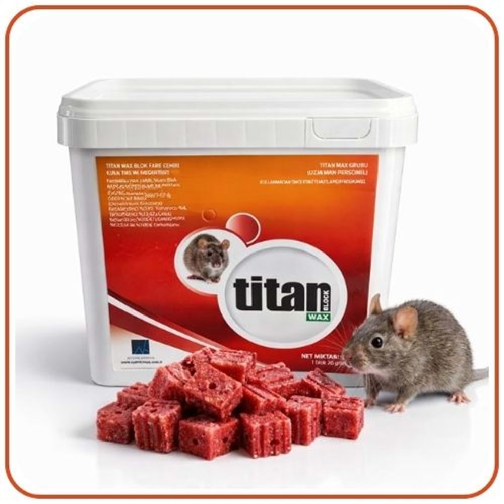 Titan Wax Blok Fare Zehiri | 1 Kg