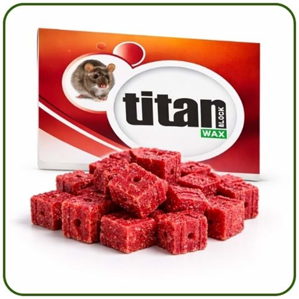 Titan Wax Blok Fare Zehiri | 500 Gr
