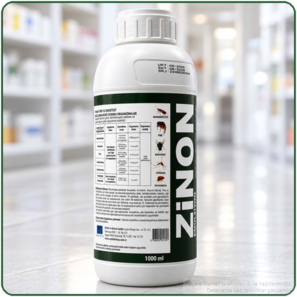 Zinon EC Haşere İlacı | 1 Litre