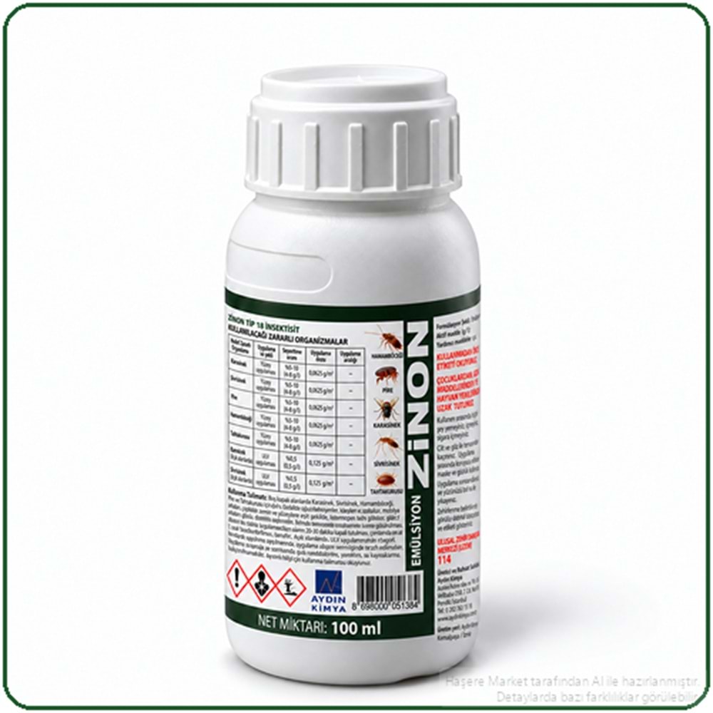 Zinon EC Haşere İlacı | 100 Ml