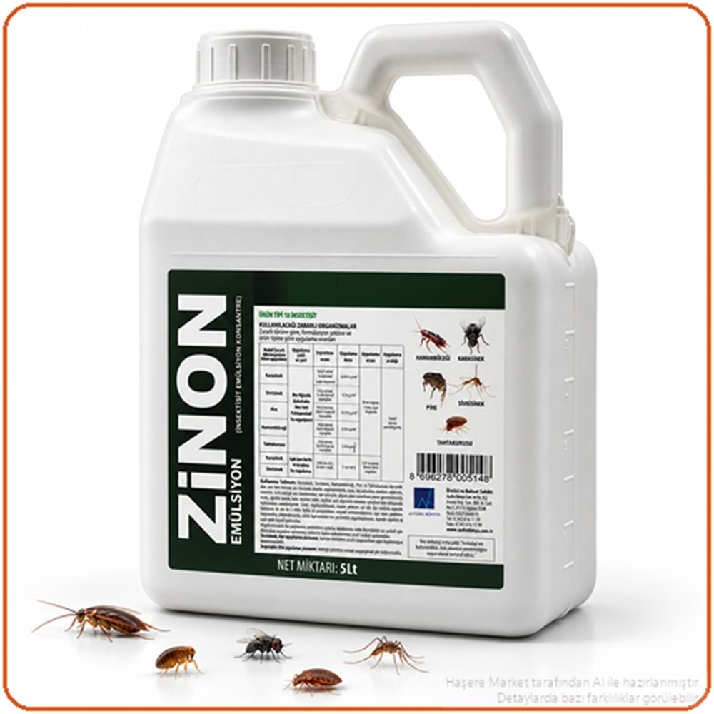 Zinon EC Haşere İlacı | 5 Litre