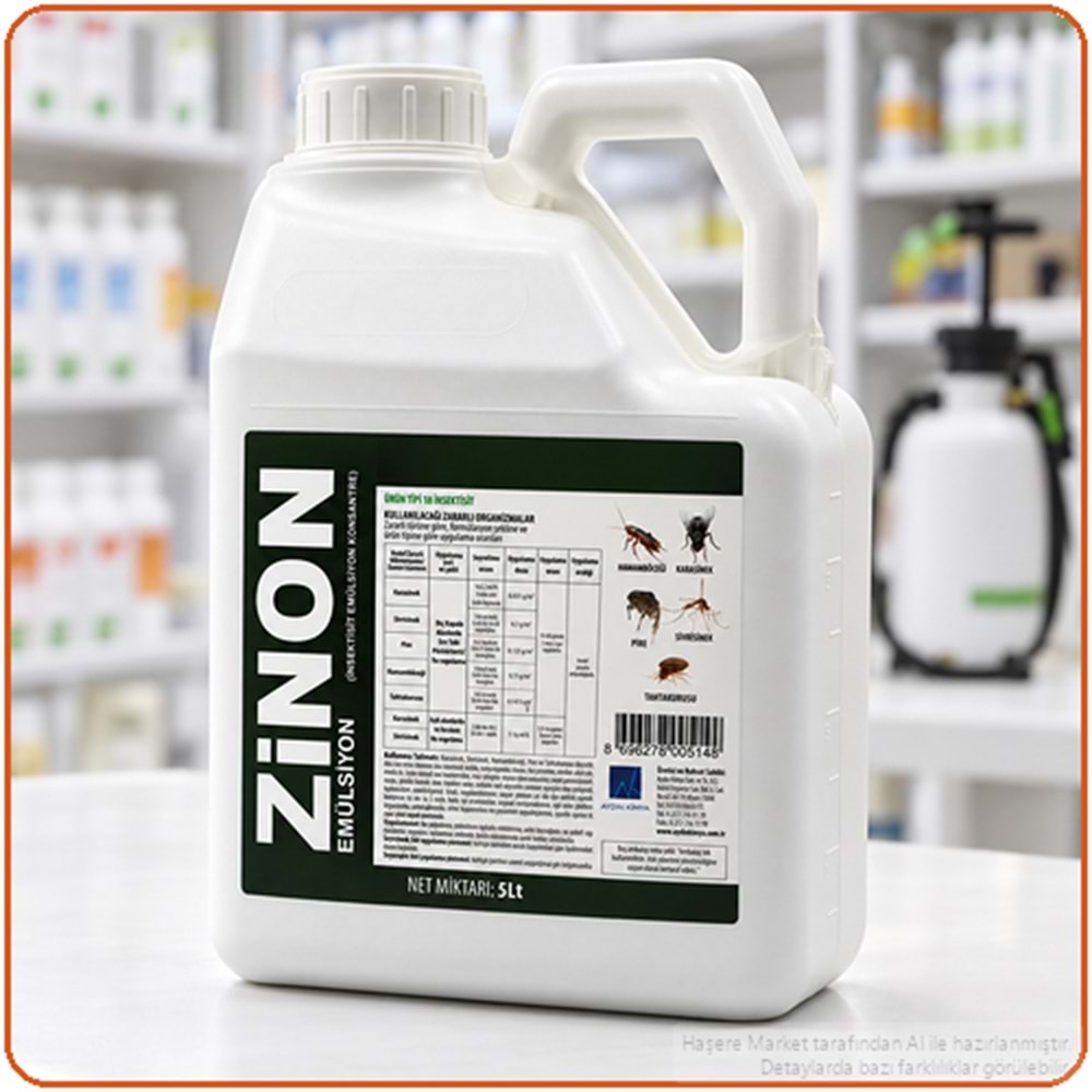 Zinon EC Haşere İlacı | 5 Litre