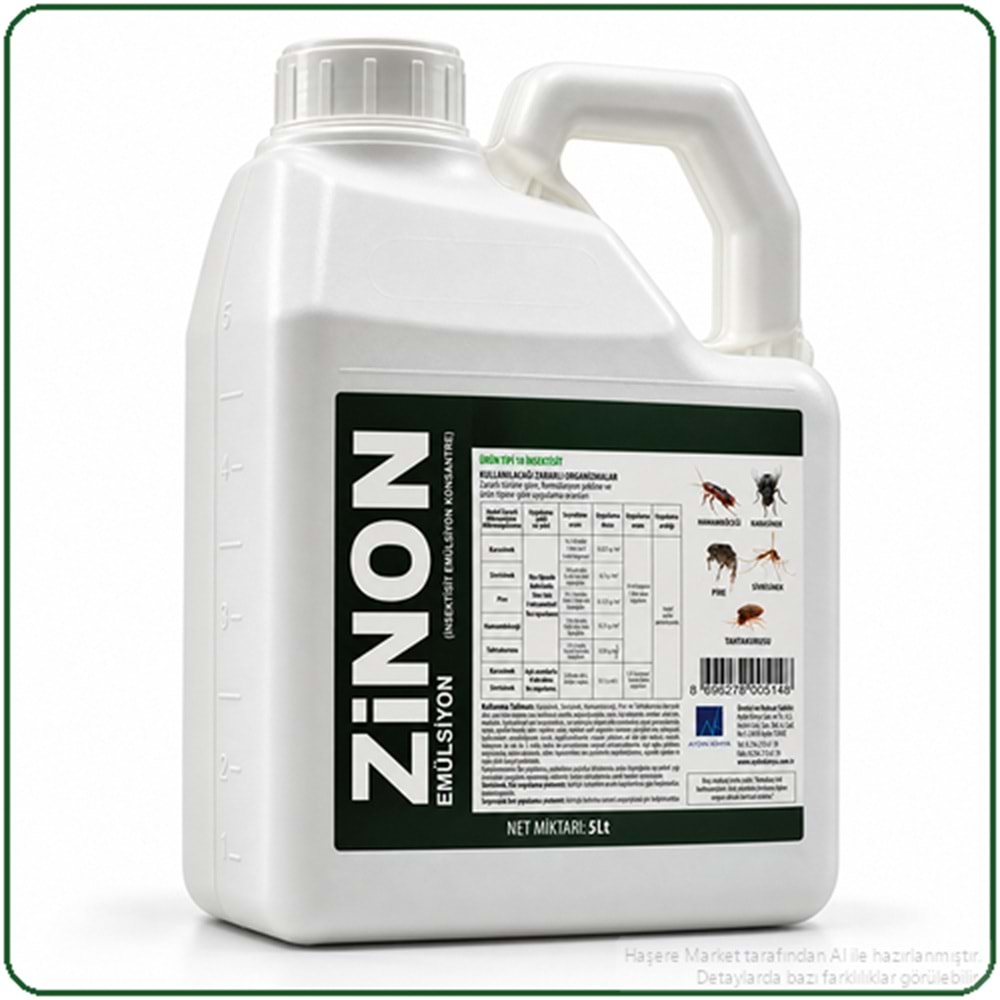 Zinon EC Haşere İlacı | 5 Litre