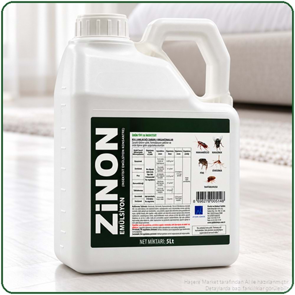 Zinon EC Haşere İlacı | 5 Litre