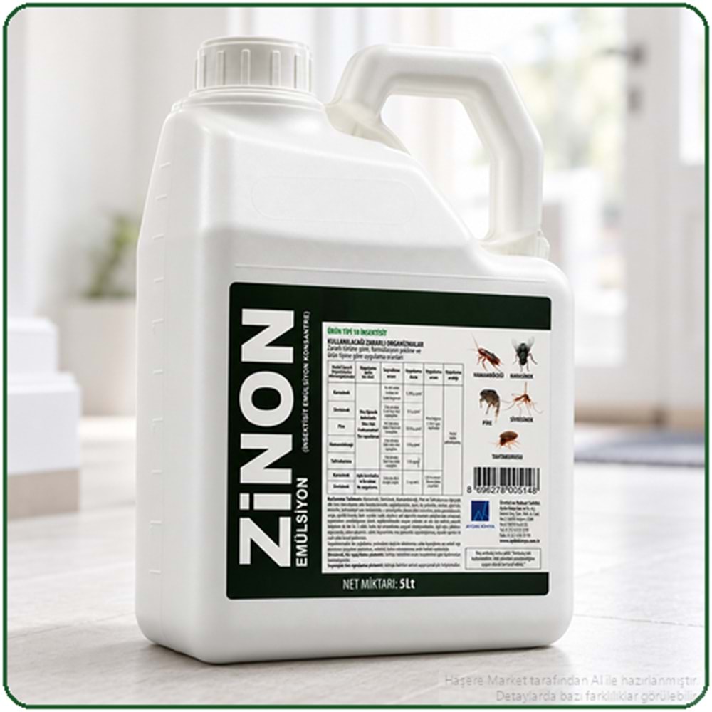 Zinon EC Haşere İlacı | 5 Litre
