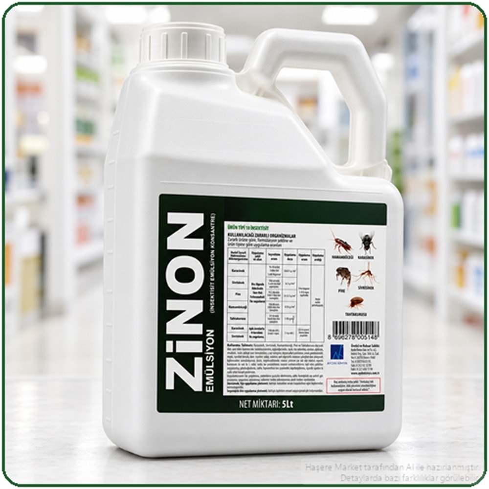 Zinon EC Haşere İlacı | 5 Litre