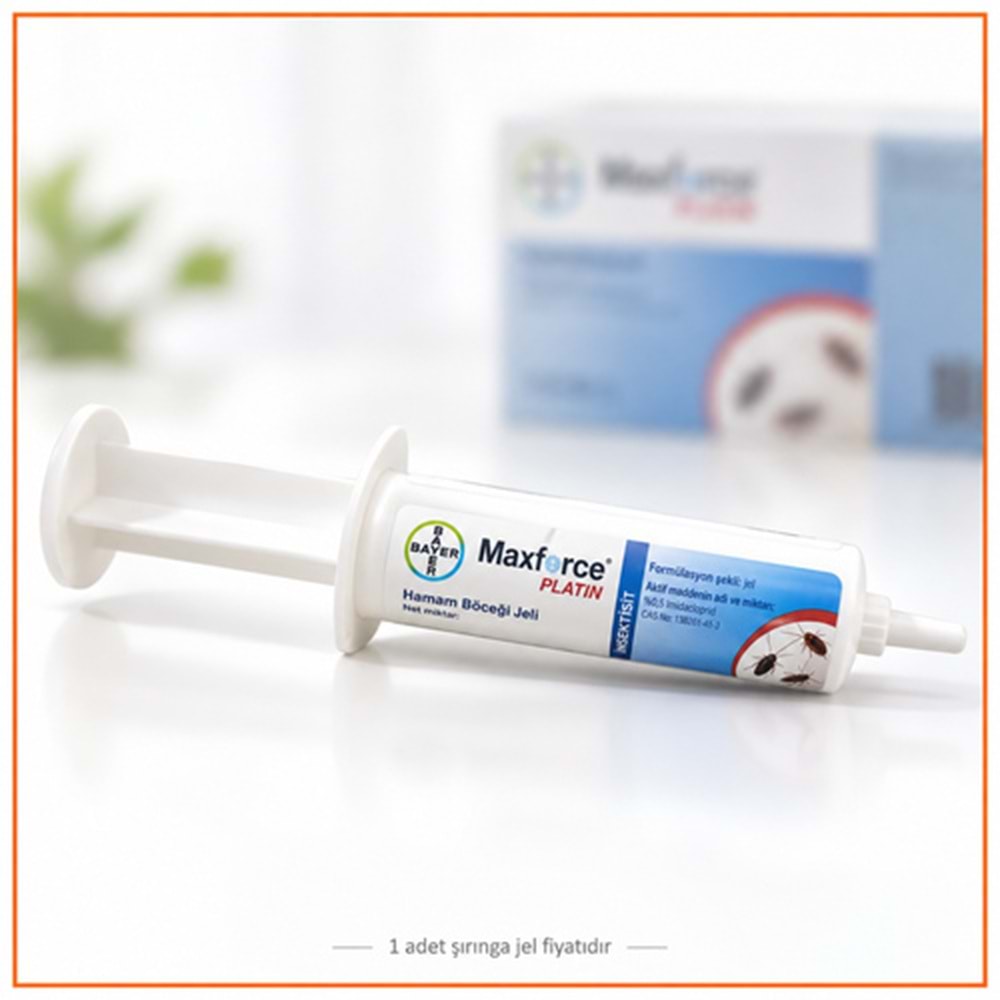 Bayer Maxforce Platin Hamamböceği Kaloriferböceği Jeli | 20 Gr